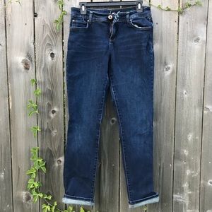 Women’s denim relaxed skinny jeans